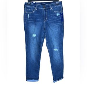 Bandolino Women’s Karyn Slim Boyfriend Jeans Size 6 NWT